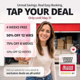 Access Storage - Cobourg Promotion